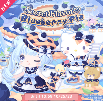 New Happy Bag: Secret Flavor Blueberry Pie
#ハロースイートデイズ #hellosweetdays #hsd #ハロスイ #sanrio