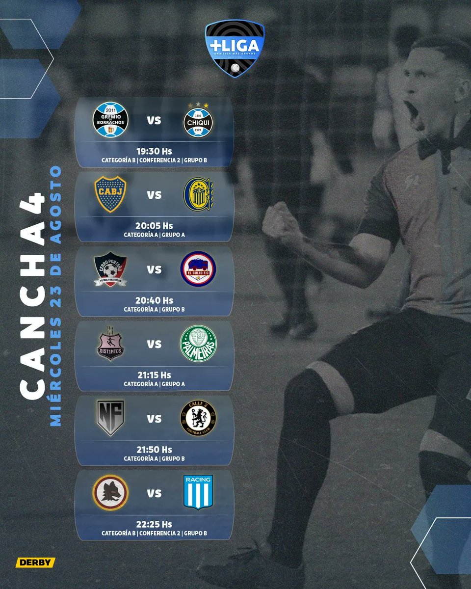 Se viene una nueva edición de la 𝓶𝓮𝓳𝓸𝓻 𝓵𝓲𝓰𝓪 𝓭𝓮𝓵 𝓹𝓪𝓲𝓼 y la programación está lista 🔥📺

¡Noche de liga, noche inolvidable!

Nos vemos mañana ⚽❤️‍🔥🏆

#UnaLigaMásGrande