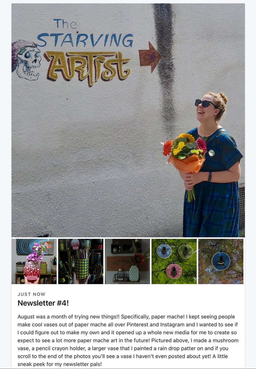 HuberInk's tweet photo. Newsletter Number Four is up! There’s a sneaky peek photo at the end for newsletter readers! https://t.co/zUxaA3AjK7 https://t.co/MKmRVvrNGe