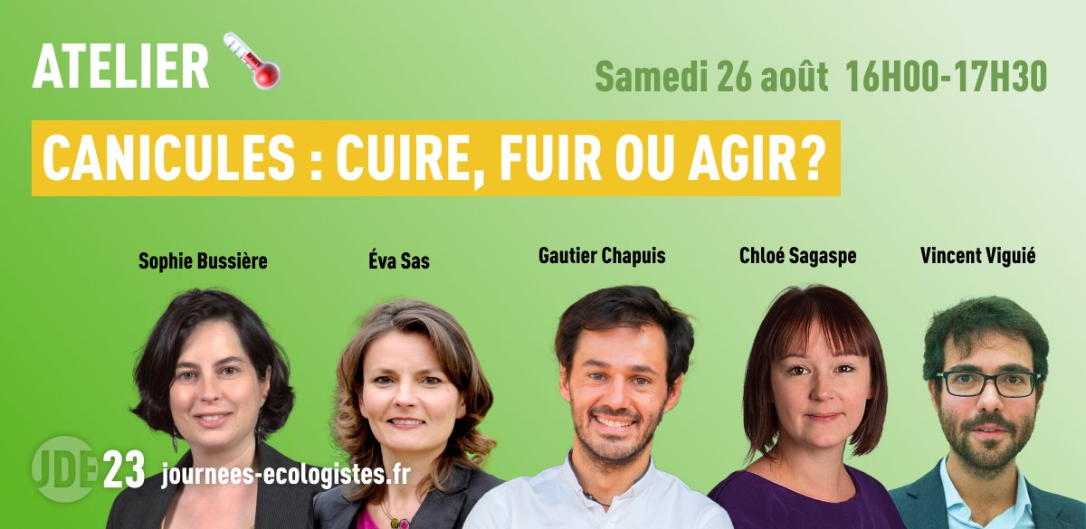 Journées d'été des écologistes tweet media