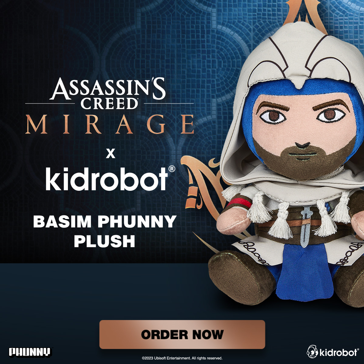 Assassin's Creed Mirage Basim Phunny Plush - Kidrobot