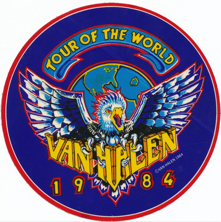 GregRenoff's tweet photo. TOUR OF THE WORLD 🌍🦅VAN HALEN 1⃣9⃣8⃣4⃣ https://t.co/NHdvFEqKF2