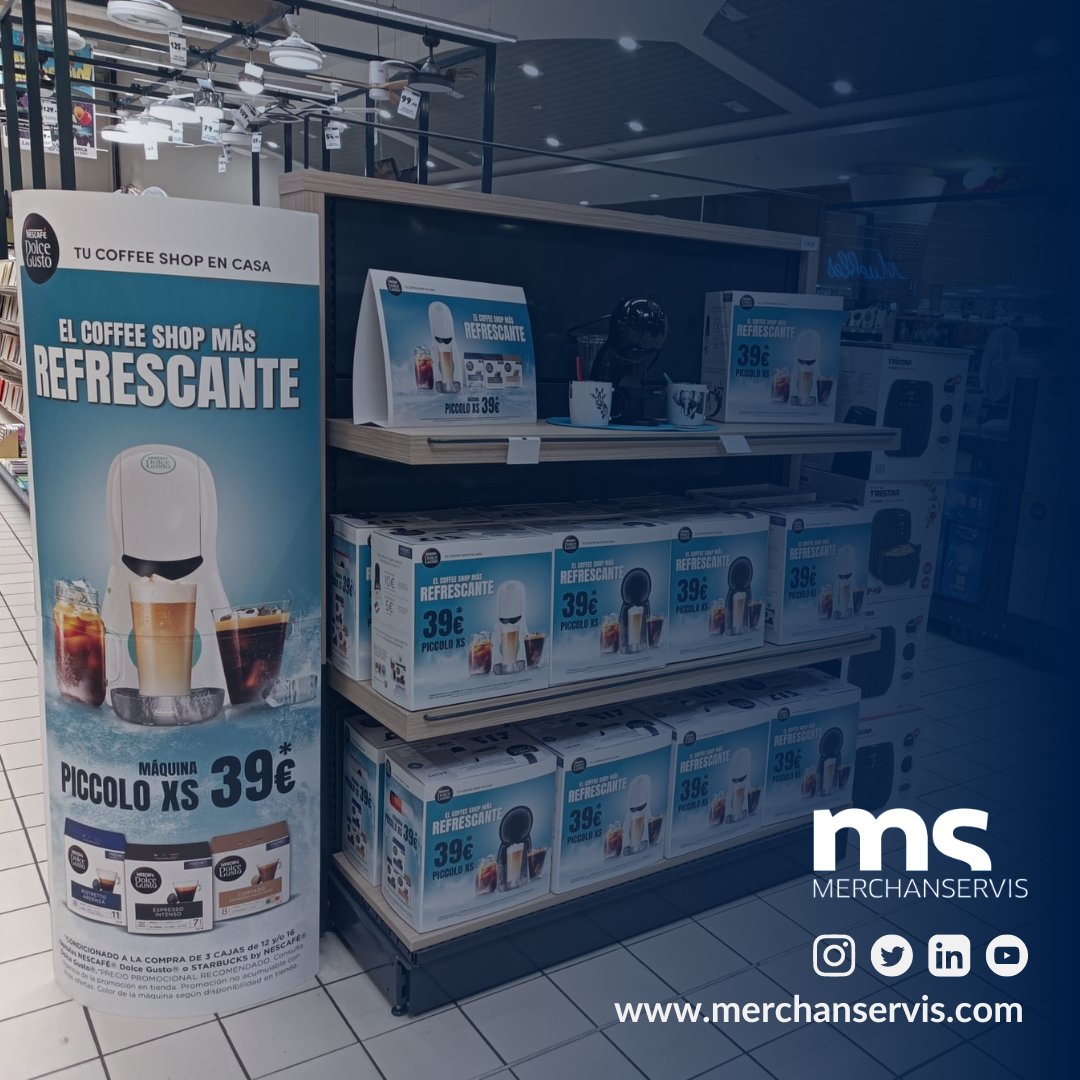 merchanservis's tweet photo. El aroma de este post se aprecia a través de la pantalla ☕🤤
Acercamos junto Nestle Dolce Gusto el sabor y el aroma del buen café a través de estas Task Forces especiales.

Quieres saber más? https://t.co/NCQu3hBjU4

#equipoMS #creemosenlaspersonas #retailmarketing https://t.co/sCVmHOgMTo