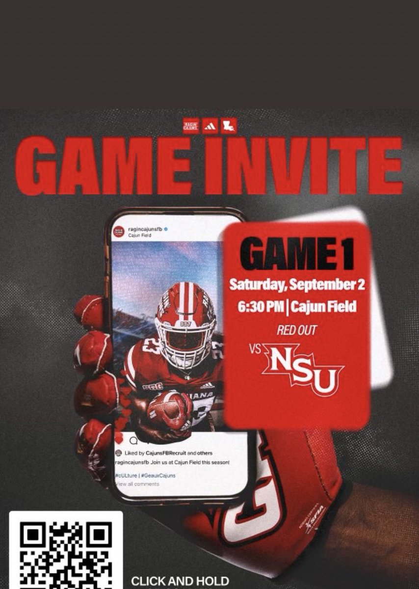 I will be attending this game <a href="/RaginCajunsFB/">Louisiana Ragin’ Cajuns® Football</a> <a href="/JeffBurris93/">Jeff Burris</a> @dreambowlgame <a href="/LSL_Sportsline/">Louisiana Sportsline</a> <a href="/PrepRedzoneLA/">Prep Redzone Louisiana</a> <a href="/jam_sampson/">Coach Jimmy Jam Sampson</a> @CoachBarton4@coachgcj87