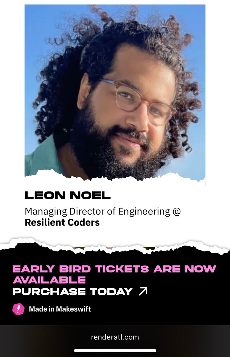 NyahMacklinDev's tweet image. When they drop the speakers list and you trying to see which GOATs #RenderATL has lined up and BAM!!!!!!!!!!!!!!!!!!!!!
Oh it’s on now.