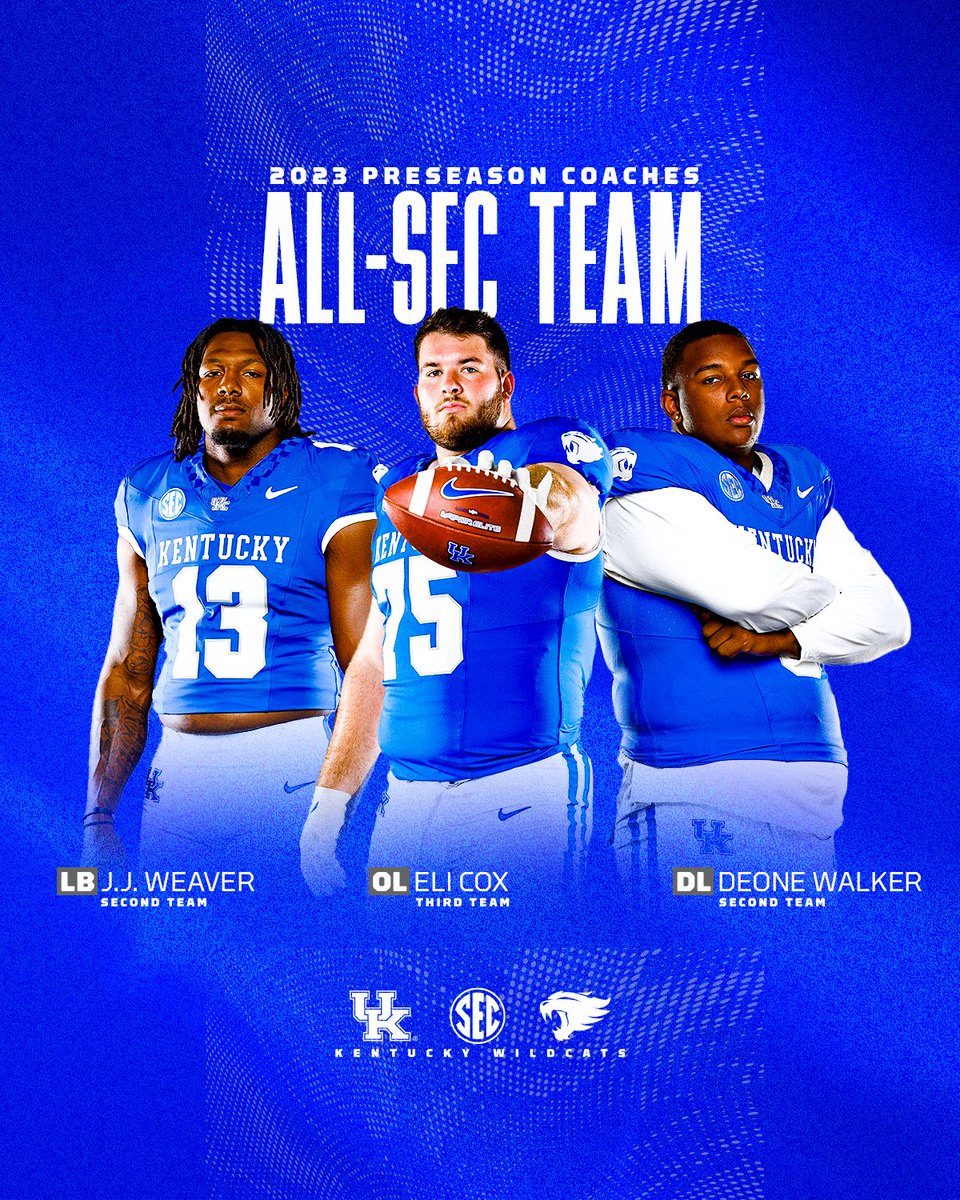 Preseason Coaches All-@SEC: Second Team Defense: @deonewalker0 and @jjtimeee Third Team Offense: @elicox59 📰🔗bit.ly/3KOC9QY