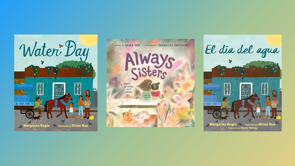 Happy #BookBirthday to these new picture books! 

Authors/Illustrators:
<a href="/margaritapoet/">Margarita Engle</a>
<a href="/OliviaSua3/">Olivia Sua</a> 
<a href="/sairamirbooks/">SairaMirBooks HIATUS 🌙 Ramadan Mubarak!</a>