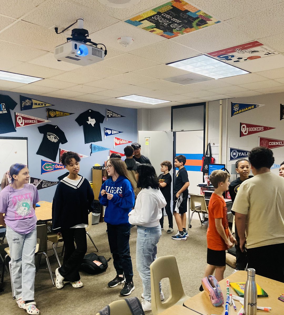 How can AVID support you this year? AVID 6th graders participating in our Team Huddle today!!! Great discussions!!! 🎉 <a href="/HumbleISD_AMS/">Atascocita Middle School</a> <a href="/HumbleISD_AVID/">AVID</a>