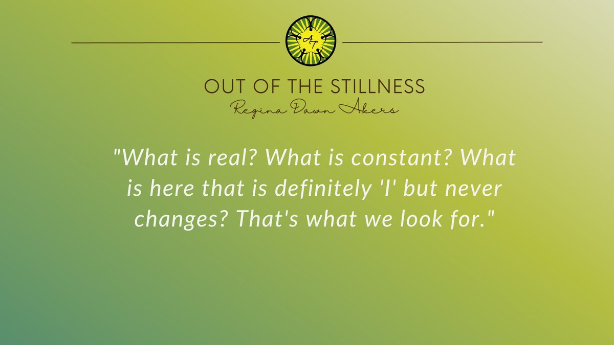 Latest podcast: spoti.fi/45mwf1S
Regina Dawn Akers shares her book Out of the Stillness, written as she contemplated spiritual master’s quotes from The Seven Steps to Awakening by Michael Langford. Join live on Wednesdays using the link in our bio.
