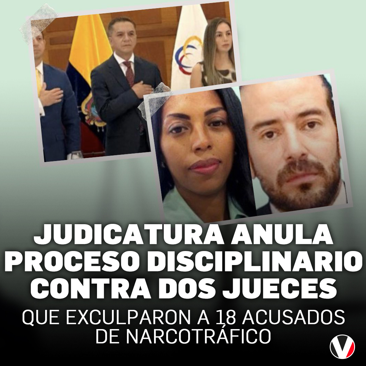 revistavistazo's tweet photo. #ATENCIÓN | Pleno del Consejo Nacional de la Judicatura anuló el expediente disciplinario en contra de dos jueces, que declararon inocentes a 18 acusados de narcotráfico. Los magistrados volvieron a sus cargos: https://t.co/ZUjHR7W3ss https://t.co/1Q56Oro4QD