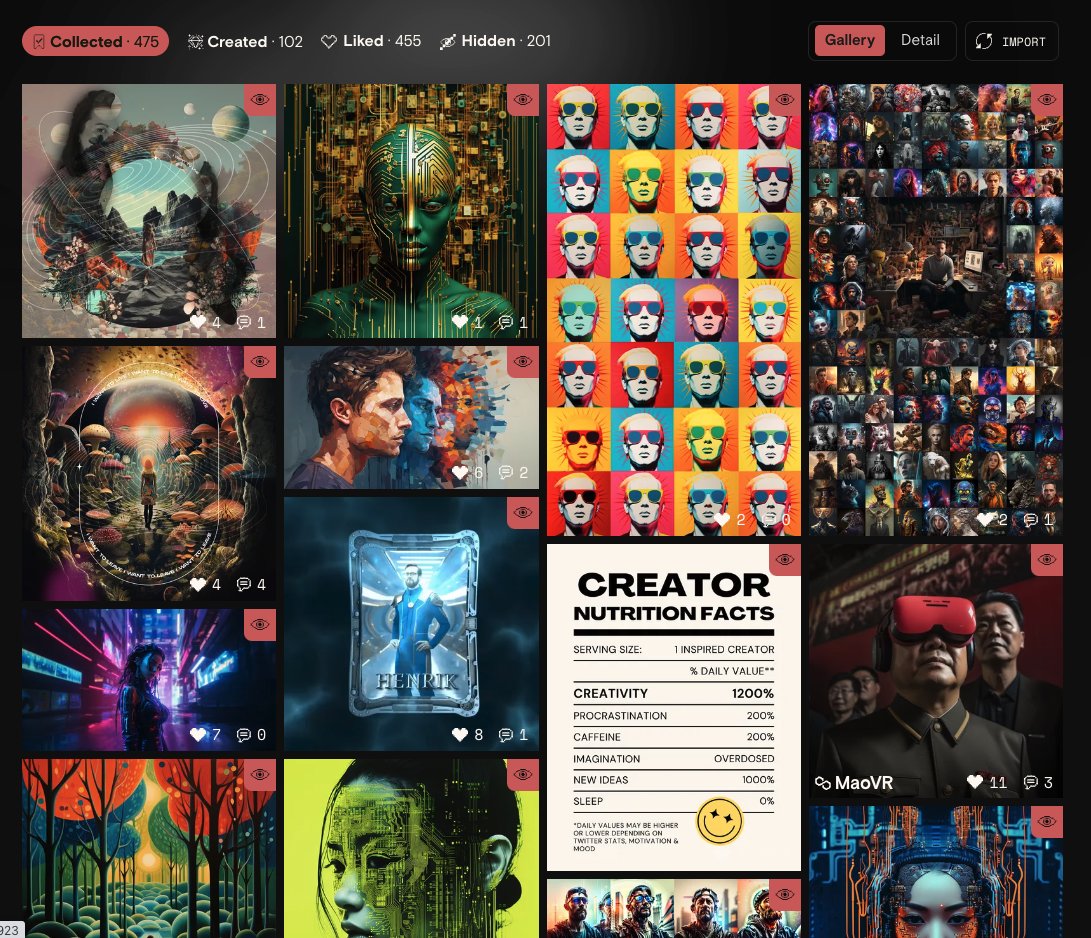 CarlosDiaz's tweet photo. A whopping 475 assets now in my @HelloUncut collection! Feeling a swell of pride in my art stash and thoroughly enjoying interactions with incredible artists like @anetaboo, @digitalkensei, @iamjulienbrun, @RSasveld, @momblogger, and more. 🎨🙌 https://t.co/7LWQWBJlMp
