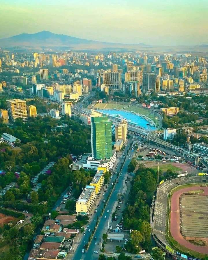 Exoticethiopian's tweet photo. Soar above the enchanting city of Addis Ababa & witness its grandeur! From historic landmarks to bustling city life, this urban oasis encapsulates the spirit of Ethiopia. Join us on a virtual journey through its stunning aerial views! #AddisAbaba #Partialview #VisitEthiopia π https://t.co/EqxYu504mp