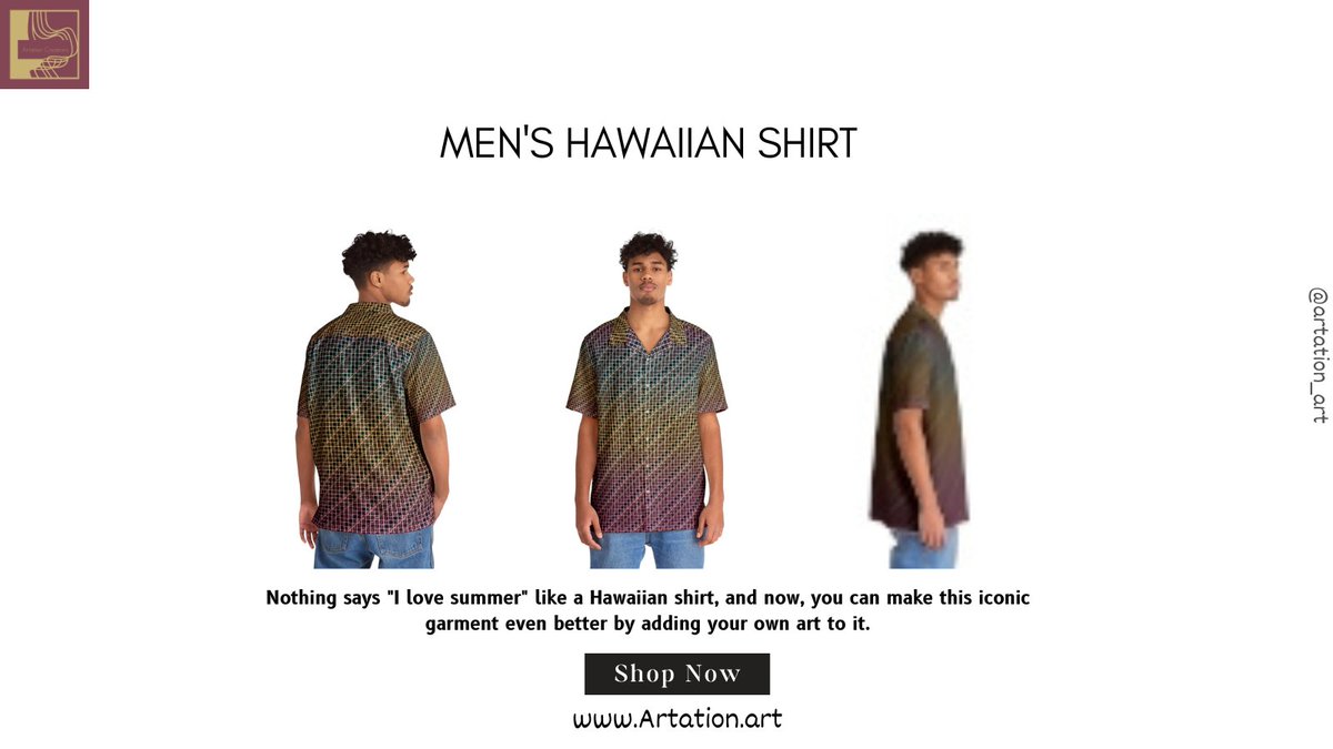 Artation_art's tweet photo. 🌺 Embrace the Summer Vibes with Custom Hawaiian Shirts! 🌴
👉Contract Us- https://t.co/aISMBD1LNb
👉purchase- https://t.co/wuDcqfjgxz
.
#SummerFashion #CustomStyle #HawaiianShirts #SummerEssentials #Fashionista #CustomClothing #SummerVibes #BeachReady #ExpressYourself #StyleInsp https://t.co/rmuv5TK5oi