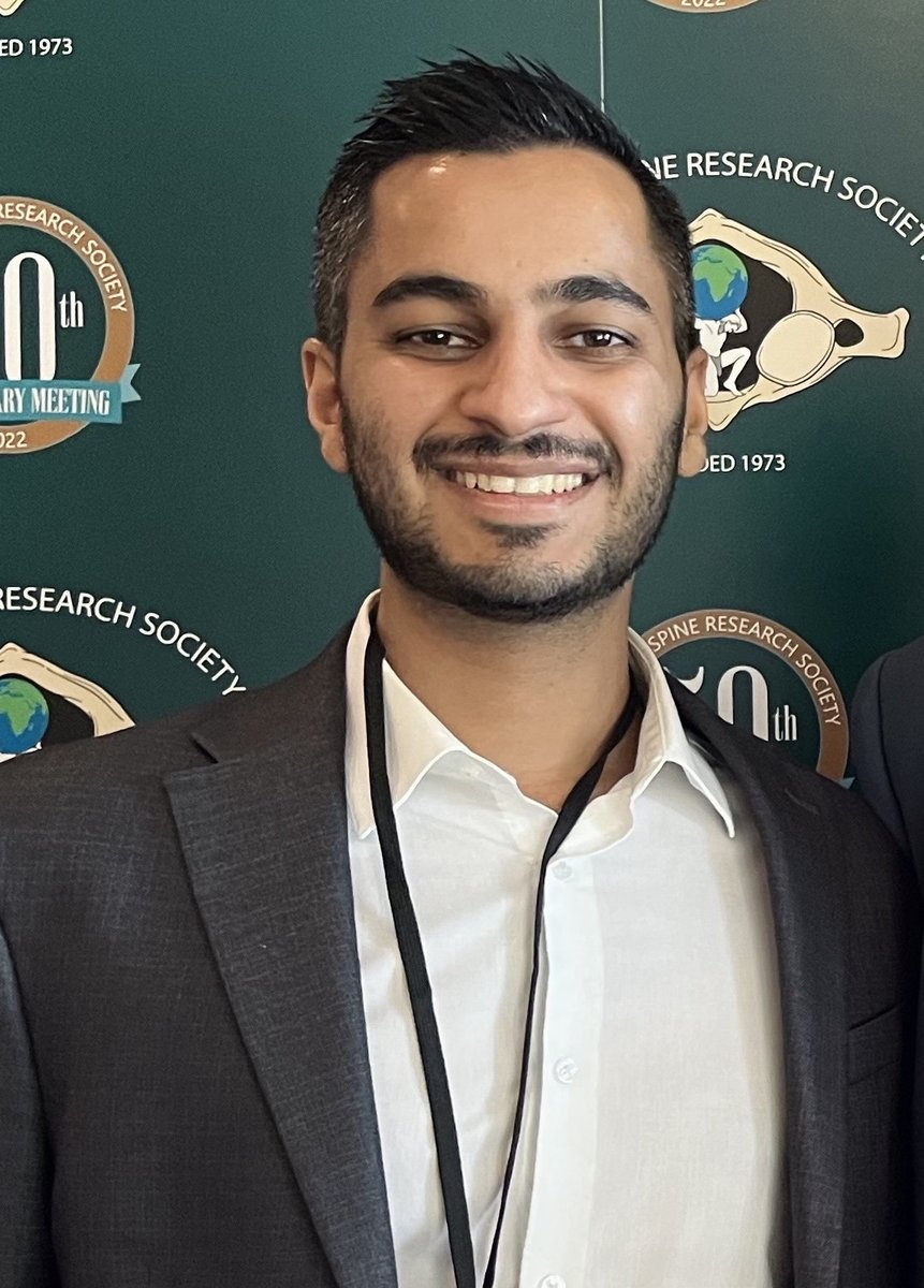 Congrats to our Postdoc Fellow Saad Javeed, MD (<a href="/SaadJaveedMD/">Saad Javeed</a>) for receiving a Young Investigator Grant from the <a href="/NASSspine/">NASS</a>. The award will allow Dr. Javeed and colleagues to clinically investigate electroactive instrumentation to enhance spine fusion. <a href="/ZackRayLab/">Center for Applied Neural Engineering</a>