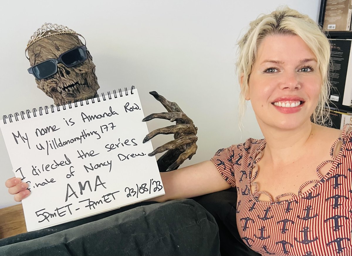 Hi #NancyDrew <a href="/cw_nancydrew/">Nancy Drew</a> fam! If you're a redditor I'll be doing an AMA tomorrow a couple hours before the finale. Check it out on the Nancy Drew subreddit. u/illdoanything177 I also directed 106, 114, 209, 210, 218, 301, 302 and 401.