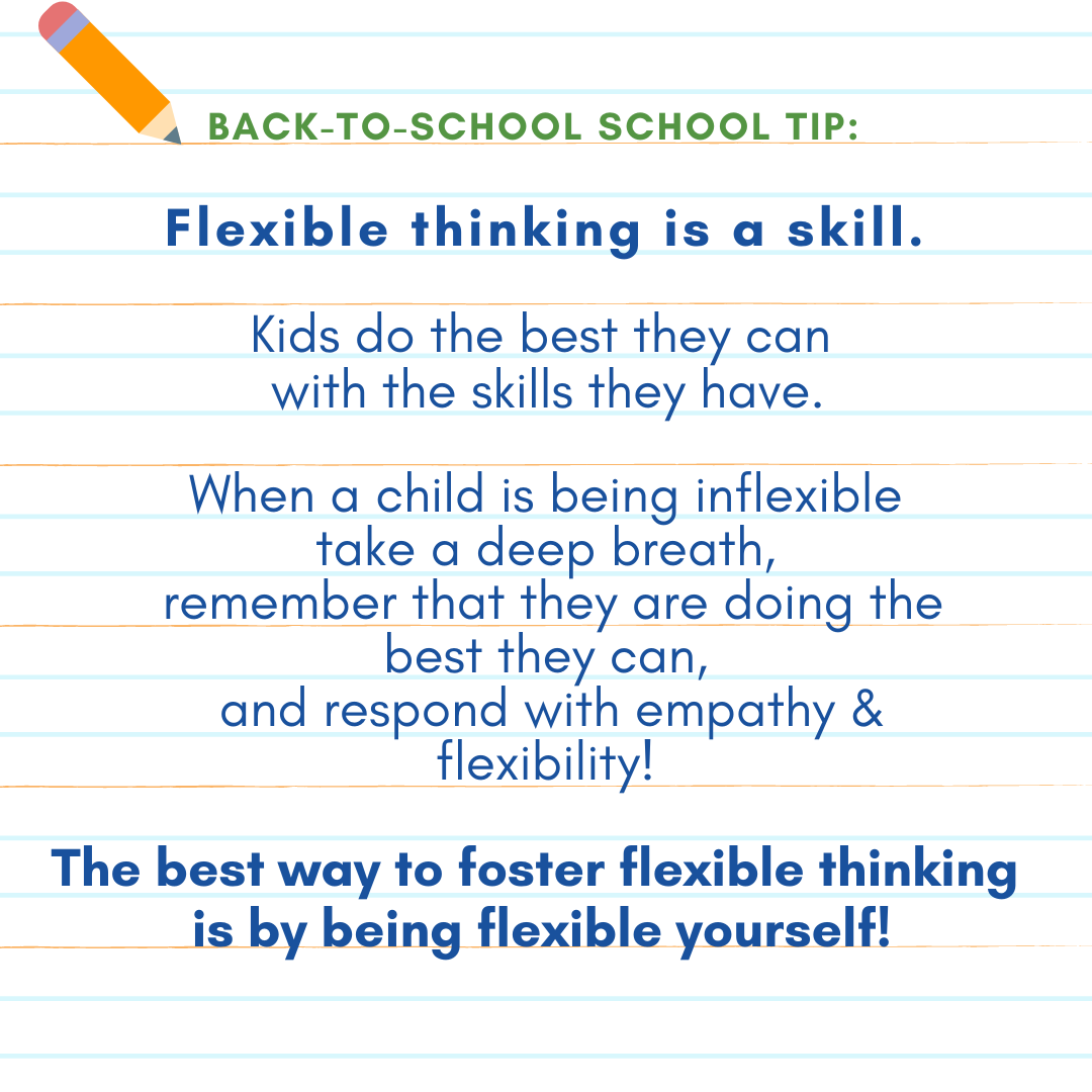 ThinkKids's tweet photo. Flexible thinking skills are important for adapting to change and unfamiliar situations, especially during the back-to-school season. Support students struggling with inflexibility: https://t.co/IY17CQZ4Ii
#backtoschool https://t.co/kq4Q2j4kpf