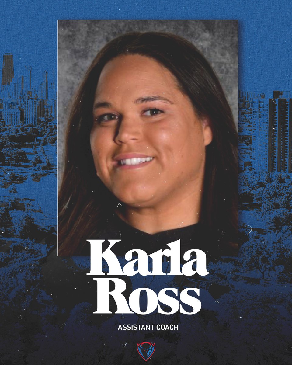 DePaulSB's tweet photo. Welcome to Lincoln Park, Karla!

We're excited to have Karla join our program as our newest assistant coach. 👏

🗞️ https://t.co/qhVmZsFbGK

#BlueGrit 🔵😈 https://t.co/XksZXkOWeD