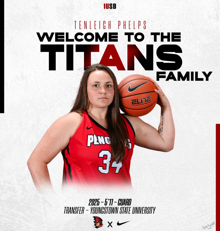 🎉 We're thrilled to welcome Tenleigh Phelps to the IUSB Women's team! 

Our new guard is a powerhouse! With achievements such as four-year letter winner, 3x All-County selection, and more from Triton Central H.S.

Welcome aboard, Tenleigh! 🏀 #RollTitans #StudentAthlete