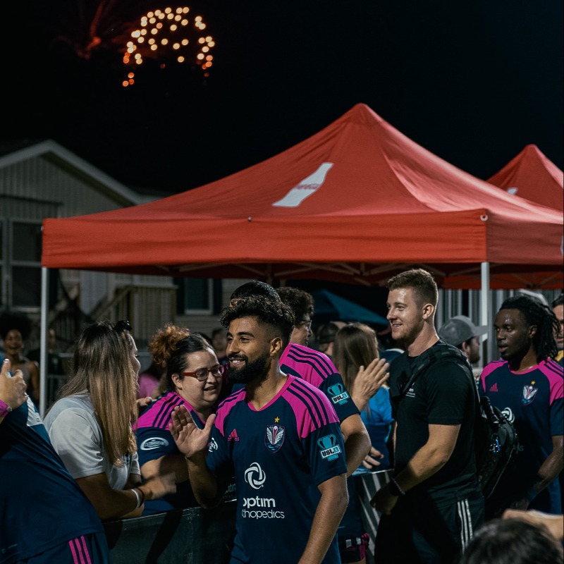 Tormenta_FC's tweet photo. Saturday night was a blast! 🎆 Join us as we try to make tomorrow night even better!