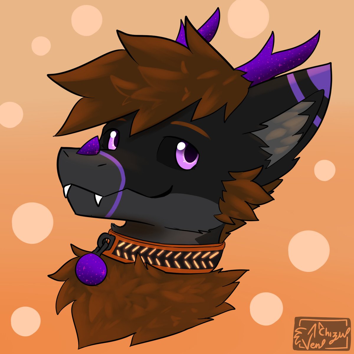 Graphilum's tweet photo. An amazing headshot from @VenChizu! 💜 https://t.co/WD49PbZRcz