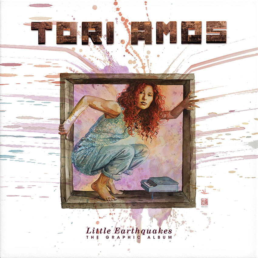 Happy birthday to @ToriAmos!
My cover to #ToriAmos' Graphic Novel: Little EarthQuakes: The Graphic Album!
From @Z2comics @MysteryCr8tve @neverwear @neilhimself @sinKEVitch 
I am teamed up with legendary author @MargaretAtwood for our #EisnerNominated collaboration in the book!