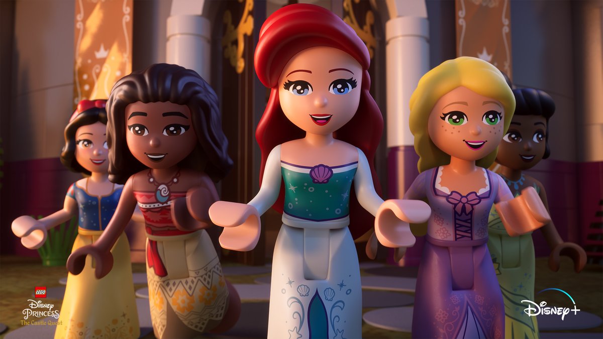 👑 Celebrate World Princess Week by streaming the all-new special, LEGO Disney Princess: The Castle Quest on @DisneyPlus now!