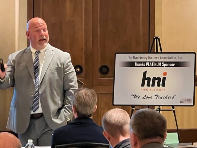 TCANews's tweet image. Our Senior VP of Safety and Government Affairs Dave Heller was a featured speaker at @TMHAINC's Annual Safety and Security Conference in Lake Geneva, Wisconsin where he presented on Safety Regulations in the trucking industry! 🚚