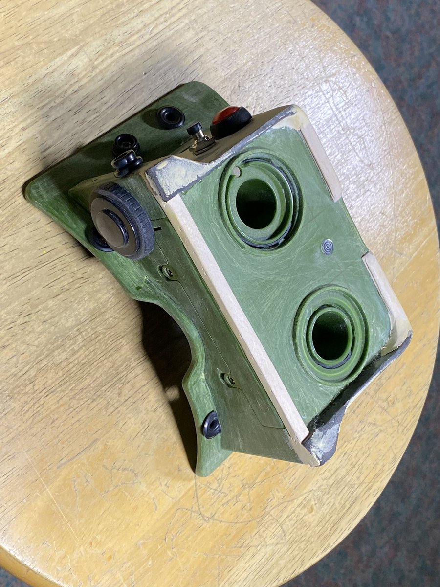 JamesSanny's tweet photo. As I embark on adding the final touches to this $5 pair of Spirit #ectogoggles, I’m thrilled with how far they’ve come. The Ghostlab42 kit certainly helped! #ghostbusters https://t.co/WrMQfJxEfJ