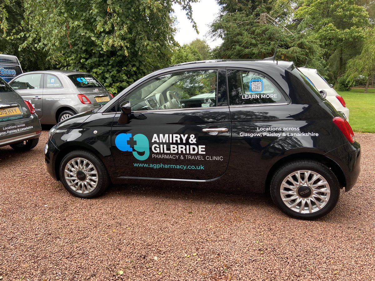 ApexSigns's tweet image. Another job completed for Amiry &amp;amp; Gilbride Pharmacy,  

Move your business to the next level with effective vehicle graphics from Apex Signs Scotland