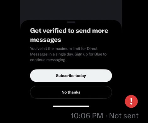 حوار الليمت بتاع تويتر ده رخم قوي تبقي بتكلم حد وفجأة مش عارف تبعت حاجه 😂😂