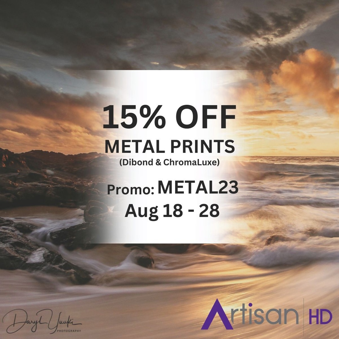 ArtisanHD's tweet photo. Transform your space with stunning metal prints ON SALE NOW through August 28th!
Shop now with PROMO CODE: METAL23
https://t.co/IW7zoN512w
#interiordesign #homedecor #photography #metalprints #photographer #customprinting #customprints #fineartprinting #artisanhd #sale https://t.co/wBFSR6wpPE
