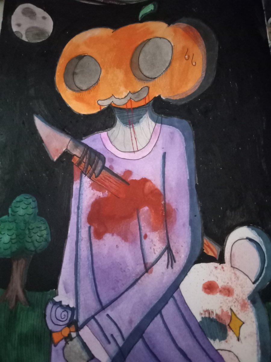 Ladyscorner1's tweet photo. #horror #art https://t.co/vSHRCZQSzk