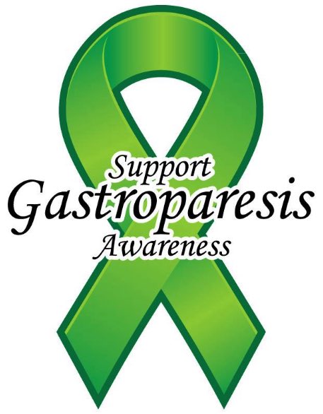 GA Twitter fam💨

With it being August & me having this crazy life changing chronic illness Gastroparesis for the last 10 years and it being a straight battle, i had to drop a little GP Awareness post.  #GPAwareness #GP #Gastroparesis