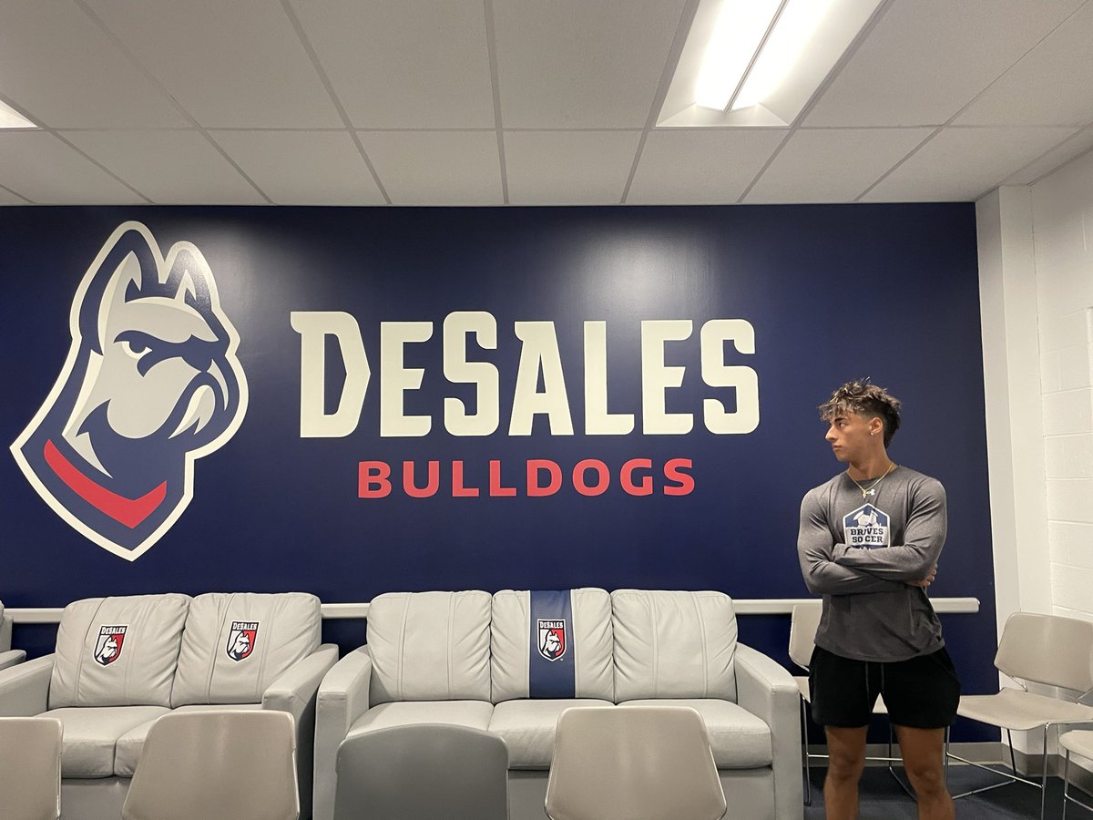 2Lucamarano's tweet photo. Campus tour at DeSales University today! Great to meet and tour the soccer facilities with Head Coach Crampton and Coach Hickey. #DeSalesU #DSUMS #DSUBulldogs https://t.co/LDDRcQep0A