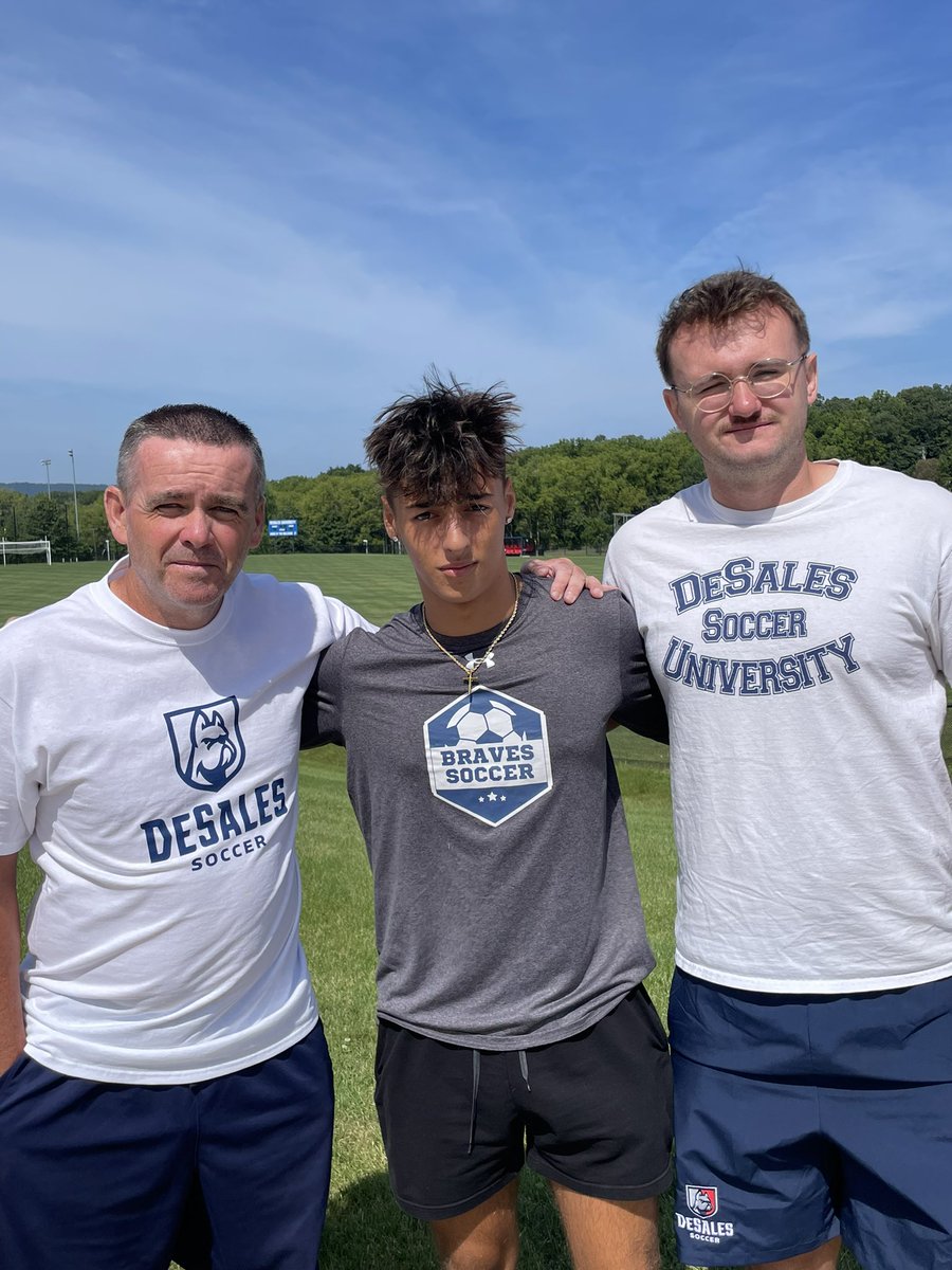 2Lucamarano's tweet photo. Campus tour at DeSales University today! Great to meet and tour the soccer facilities with Head Coach Crampton and Coach Hickey. #DeSalesU #DSUMS #DSUBulldogs https://t.co/LDDRcQep0A