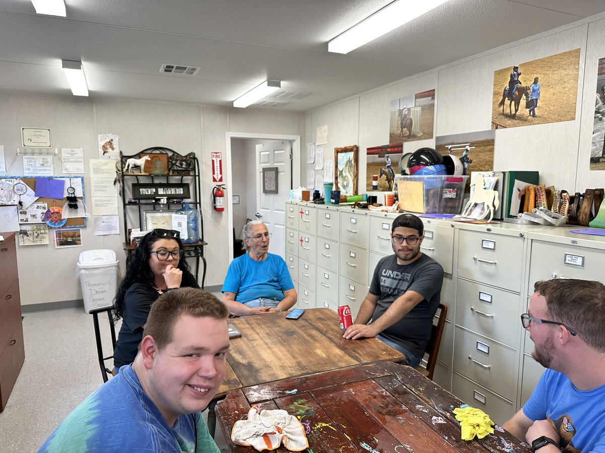 Mosiac volunteering in the Community at Dream Catcher Stables….. Orientation today