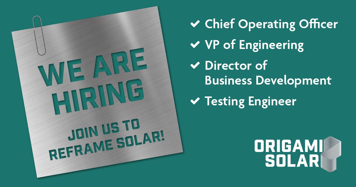 Origami Solar tweet media