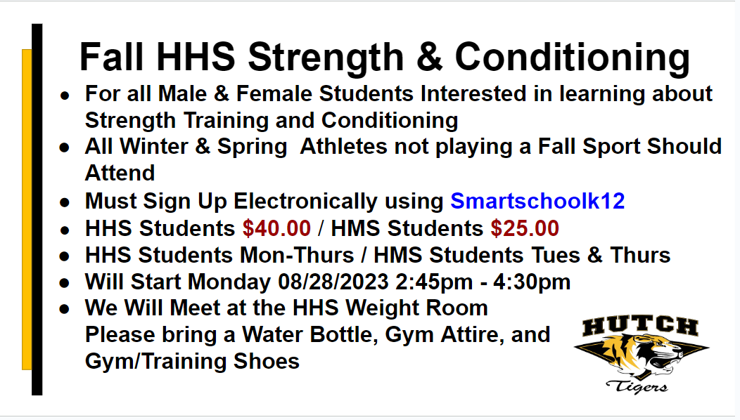 Hutchinson HS Activities Department (@hutchactivities) on Twitter photo 