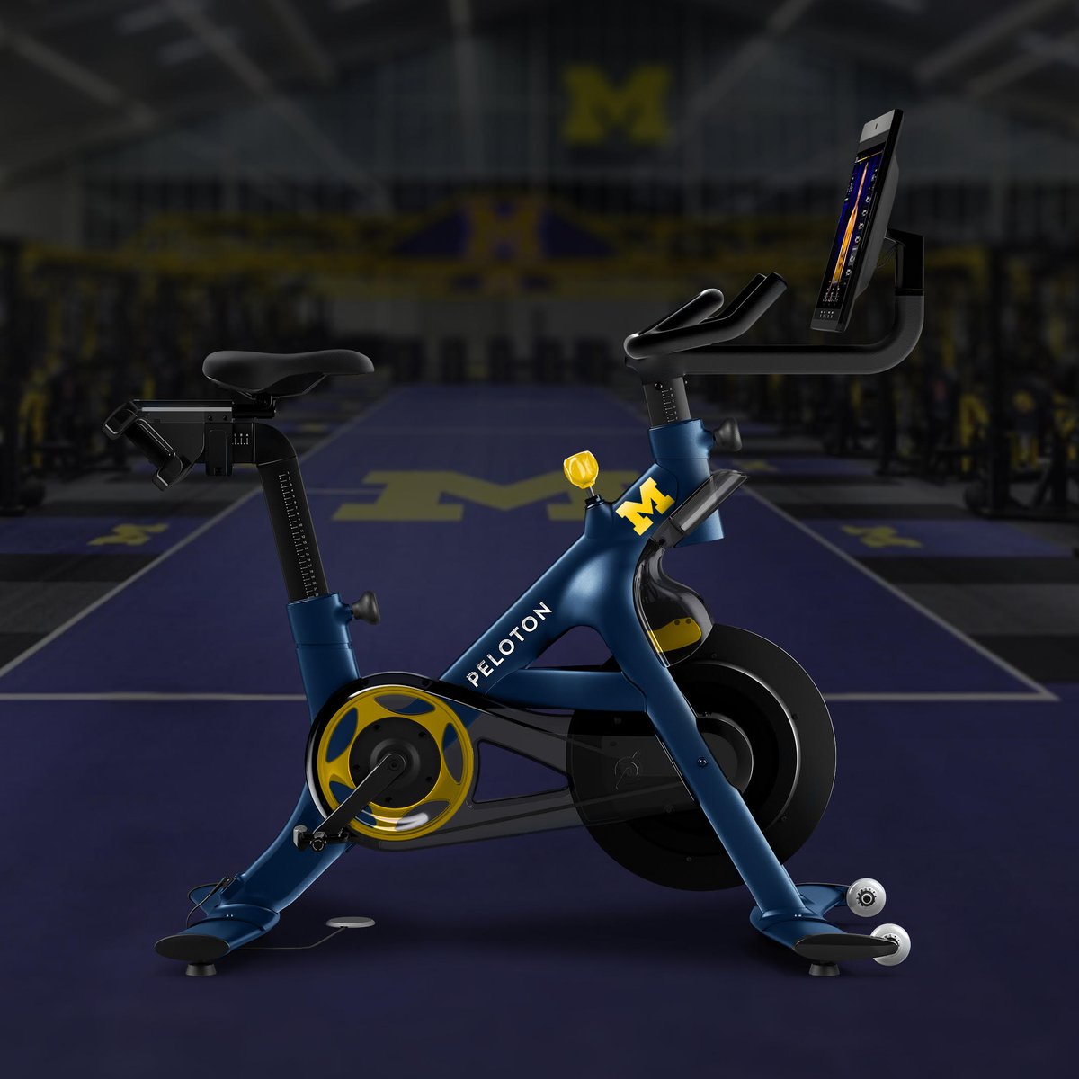 See you at The Big House, @onepeloton 👀 #GoBlue