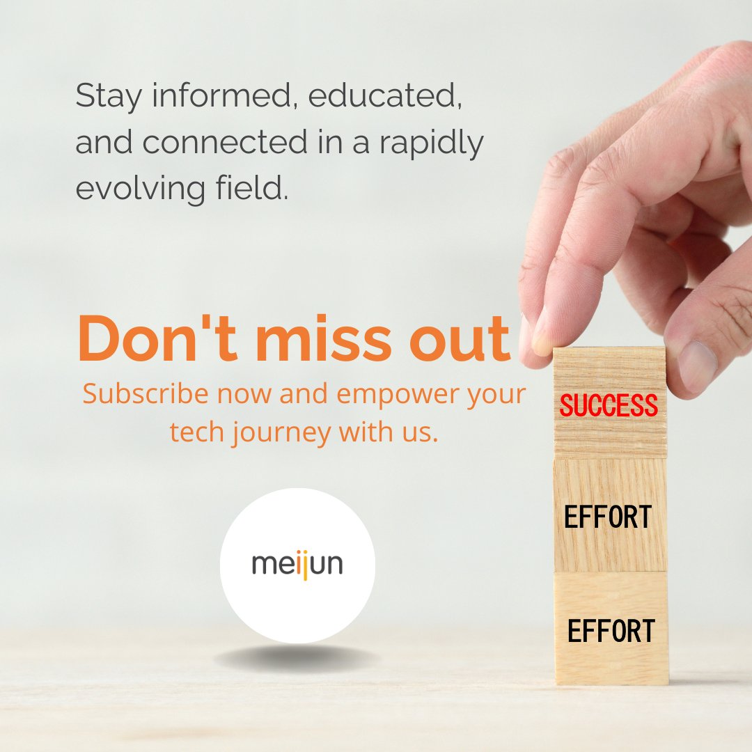meijun's tweet photo. Join our community of tech enthusiasts to receive the latest updates, insights, and trends delivered right to your inbox.

Visit our website and subscribe!
https://t.co/gJYHU1Cyml https://t.co/hrPzNGoRKi