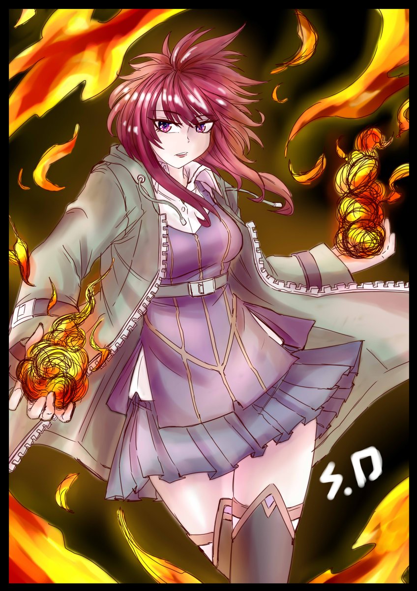 ShiroSaeki94's tweet photo. Marte y el poder del fuego
#manga #anime #webtoon #comic #oc #original #originalcharacter #personajeoriginal #art #digital #digitalart #ilustracion #illustration #ilustraciondigital #girl #girlpower #marte #fuego #fire #GirlFire #shirookami #shirosaeki https://t.co/GhJRPSc8uI