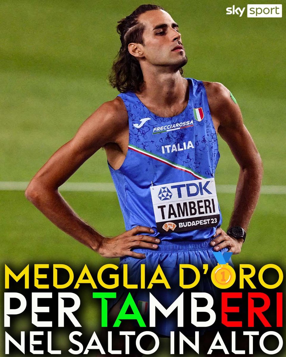 ULTIM'ORA MONDIALI ATLETICA
TAMBERI VINCE L'ORO NEL SALTO IN ALTO
#SkySport #Atletica #Tamberi