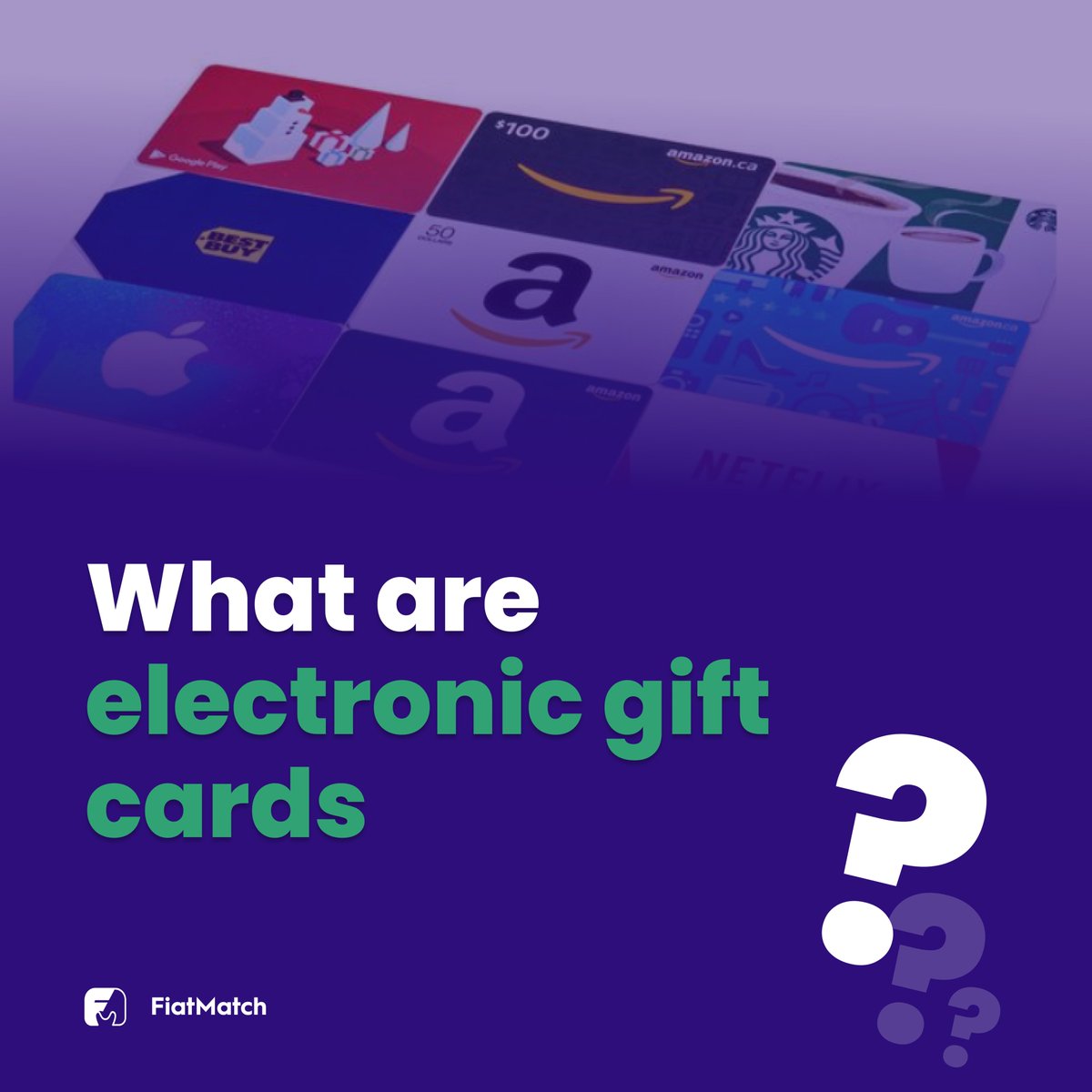 FiatMatch's tweet photo. It's our #giftcards week here at FiatMatch.

Sending e-gift cards can be fun and delightful.

So, in very simple terms, let's take a look at what an electronic gift card is!

Got questions?

Kindly share in the comments!

#giftcards #fiatmatch #giftcardsweek https://t.co/GBnH2vdXyz