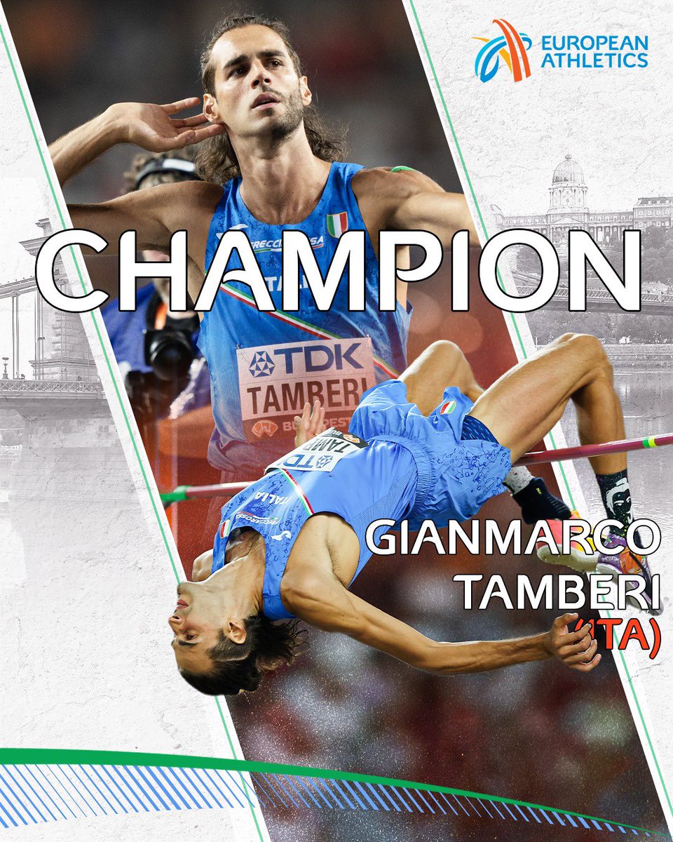 Campione del mondo! 🇮🇹🇮🇹🇮🇹 

Gianmarco Tamberi completes the set of major high jump titles at the #WorldAthleticsChamps! 🥇