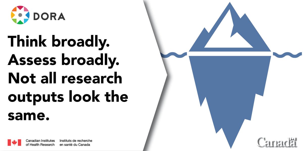 That’s why CIHR is directing peer reviewers to assess other valuable research outputs alongside measurements like publications, previous grants, and citations. This better reflects the reality of Canada’s health researchers.

Read more: cihr-irsc.gc.ca/e/51731.html