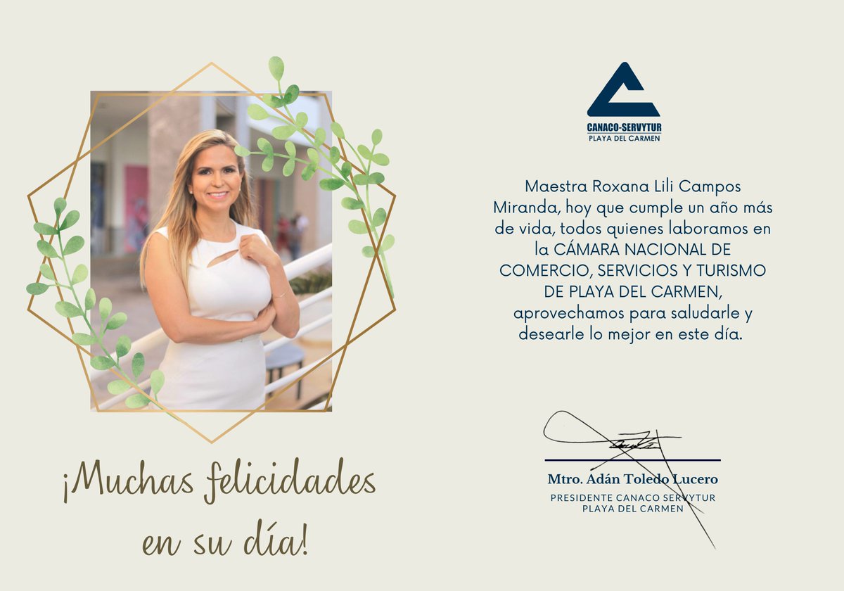Felicitamos en su día a la Maestra <a href="/LiliCamposM/">Lili Campos</a> !