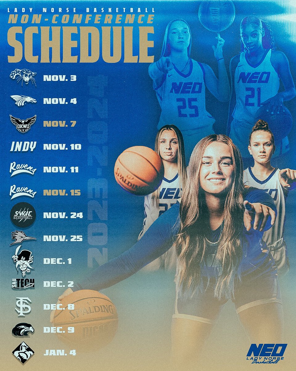 ❕𝙈𝙖𝙧𝙠 𝙮𝙤𝙪𝙧 𝙘𝙖𝙡𝙚𝙣𝙙𝙖𝙧 🗓 ❕

Our non-conference schedule is here 🏀🔱

#RowNorseRow | #TheNorseWay