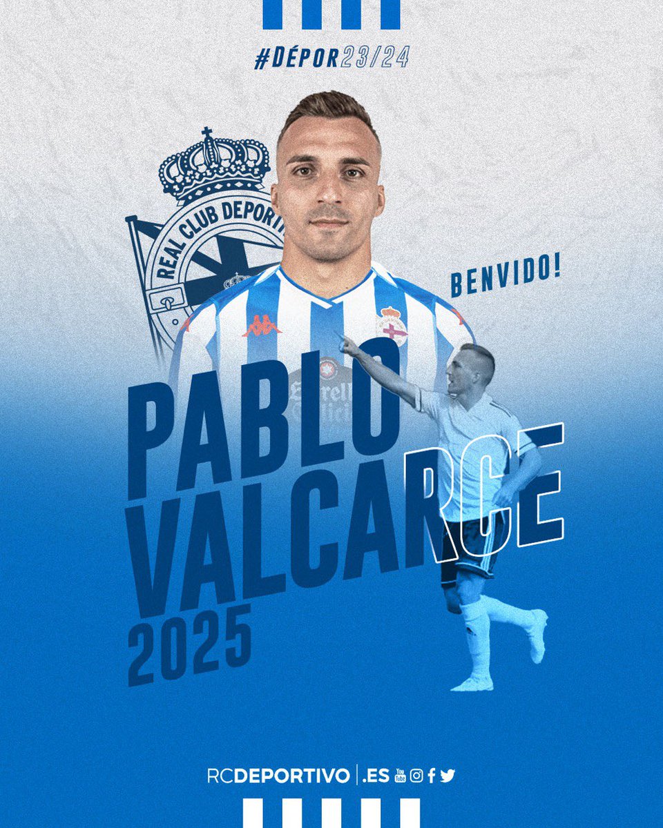 RCDeportivo's tweet photo. #OSNOSOS | Pablo Valcarce, novo xogador do #Dépor 2023-24 https://t.co/SkoI4RhkN6 https://t.co/gcPICEoyka