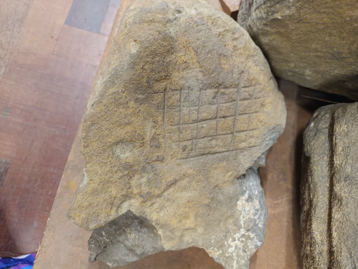 Loved this little gaming board spotted yesterday when visiting <a href="/AP_at_GNM/">Andrew Parkin</a> in his store. Maybe 10cm square(ish).