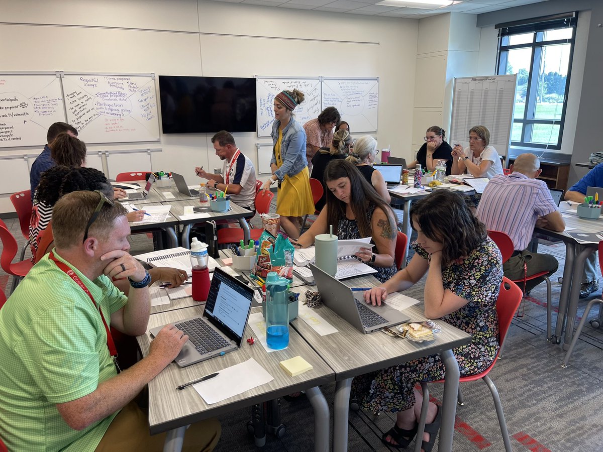 Collaborative learning in GIS Cluster focused on linking the essential state standards to the curricular resource to ensure aligned instruction.